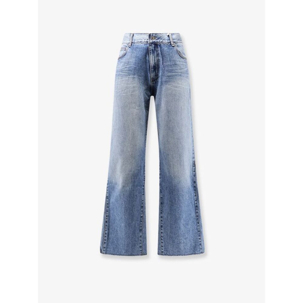 Tonywack Men Re-Cut Flared Cotton Jeans